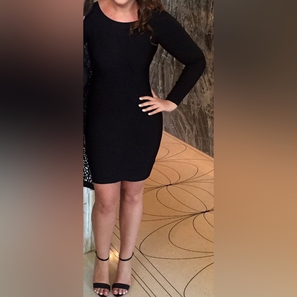 Bebe Long Sleeve Bandage Dress - Picture 10 of 10